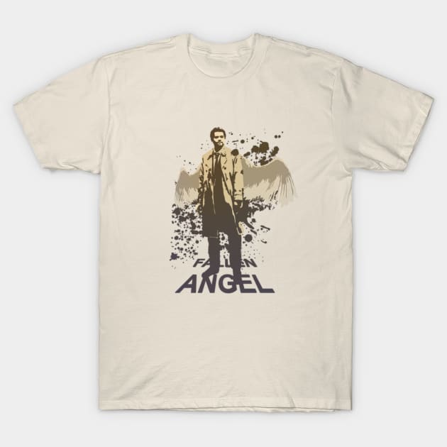 SUpernatural angel T-Shirt by merkerinn